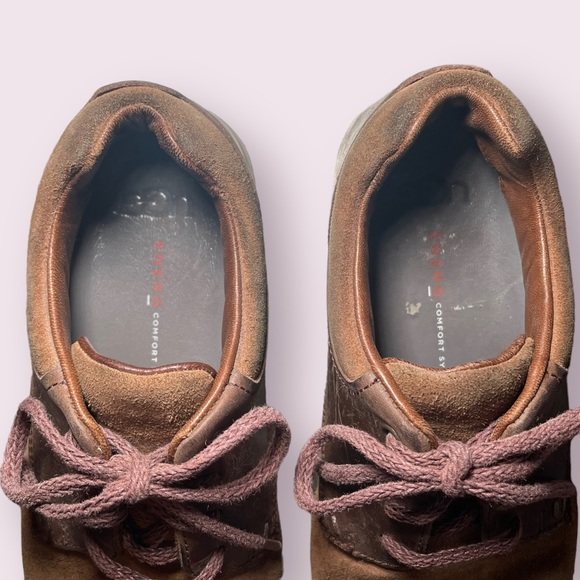 UGG Hepner Brown Suede Lace Up Saddle Oxford Shoe Mens Size 7 or Women’s 9 - Picture 7 of 11